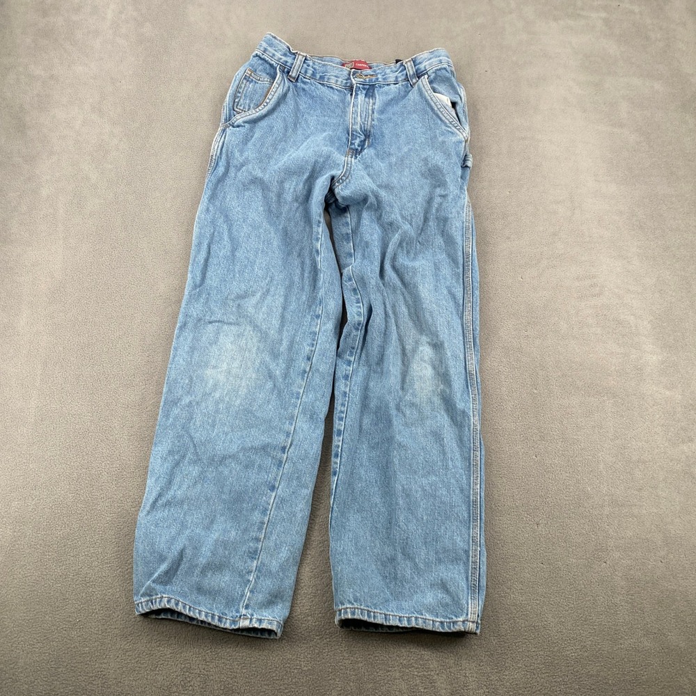 Faded Glory Boys Carpenter Jeans Light Wash Denim Size 14 Regular FG808B106B
